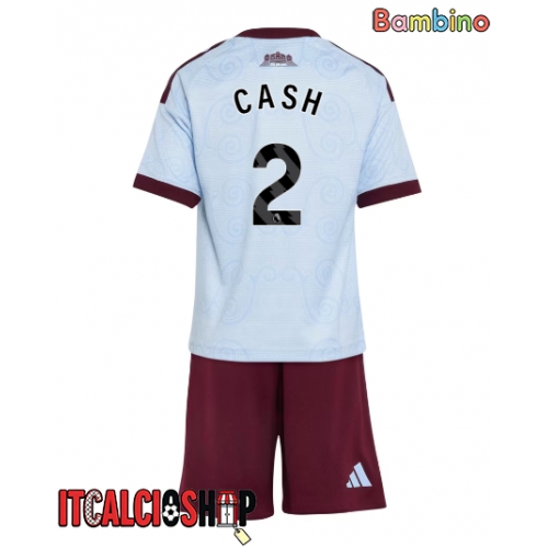 Aston Villa Matty Cash #2 Terza Maglia Bambino 2026-27 Manica Corta (+ Pantaloni corti)